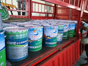 Two-component polyurethane waterproof coating
